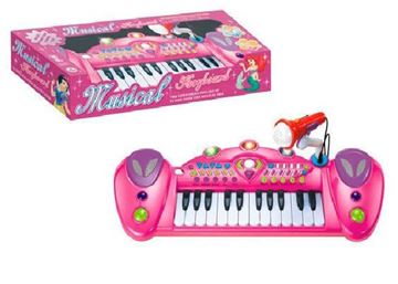 Imagen de Organo musical de juguete rosado