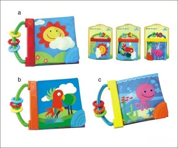 Libros de tela de colores para bebes