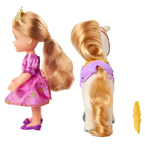 Imagen de Muñeca Petit Rapunzel Con Pony Disney