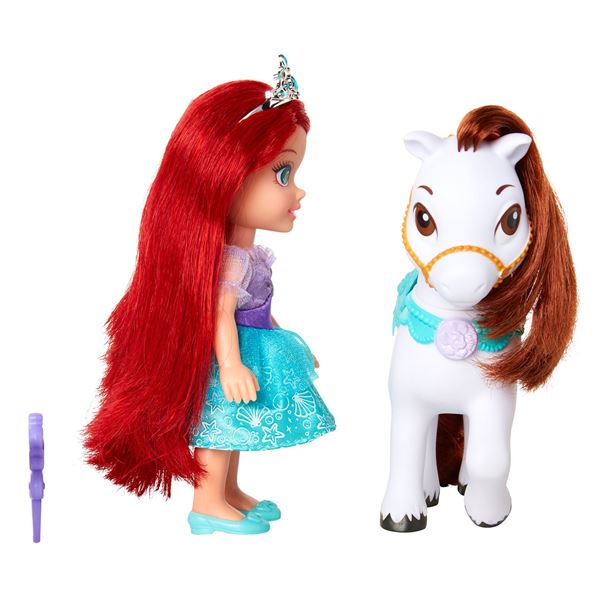 Imagen de Muñeca Petit Ariel con Pony Disney
