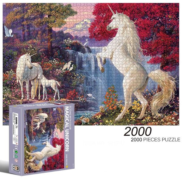 Imagen de Puzzle Unicornios 2000 pcs