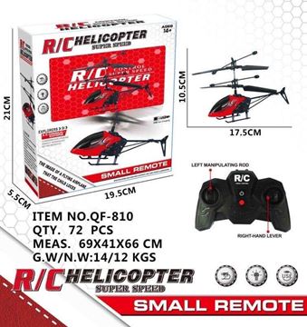 Imagen de Helicóptero de juguete a control remoto.